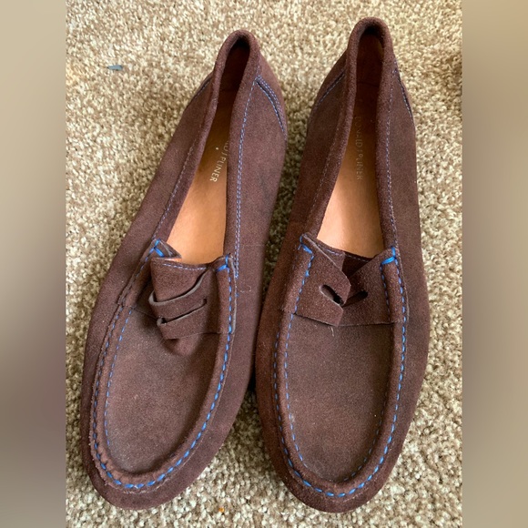 Donald Pliner Mens Shoe Dark Brown - Picture 1 of 2